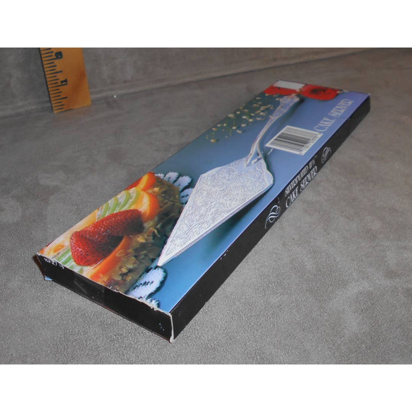 Silver-plated 11.5" Cake Server CH-836 NIB Studio Silversmiths Scroll Design - Picture 7 of 9